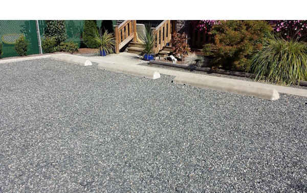 Отсыпка участка щебнем